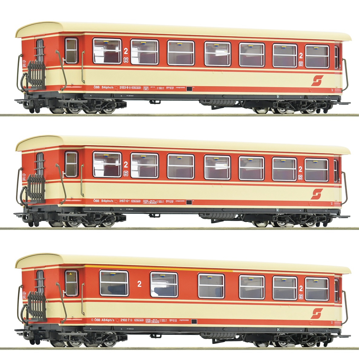 Ro Roco Memoba - Produktdetail ROCO RO6240004 3-tlg. Set: Personenwagen, ÖBB ...